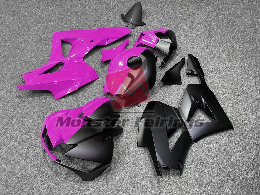 Gloss Pink & Matte Black Split ABS fairings for Honda CBR600RR 2013 - 2025 - premium OEM fit kit by Monster Fairings