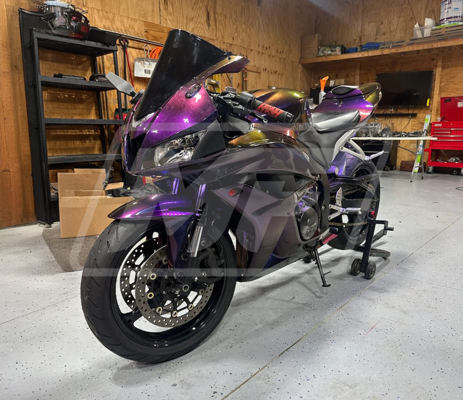Gloss Purple & Blue Chameleon ABS fairings for Honda CBR600RR 2007 - 2008 - premium OEM fit kit by Monster Fairings
