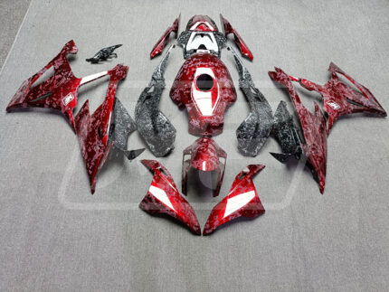 BMW S1000RR 2019-2022 Gloss Special Red Forged Carbon Fiber ABS Fairings | Monster Fairings