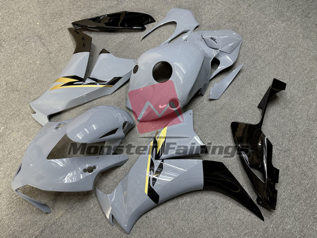 Gloss Gray & Black ABS fairings for Honda CBR1000RR 2012 - 2016 - premium OEM fit kit by Monster Fairings