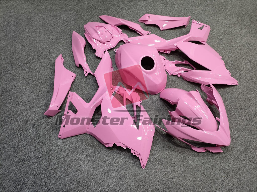 Gloss Baby Pink ABS fairings for Kawasaki Ninja 400 2018 - 2024 - premium OEM fit kit by Monster Fairings