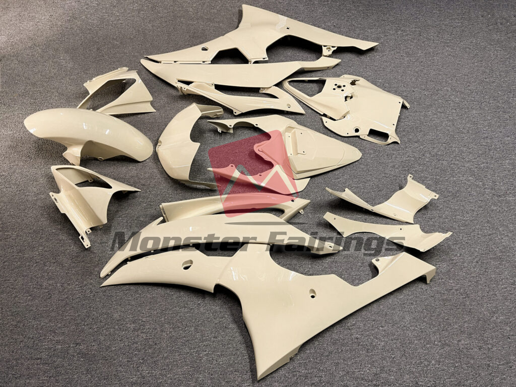 2008 - 2016 Yamaha R6 Gloss Desert Tan fairing set - ABS injection, custom painted by Monster Fairings