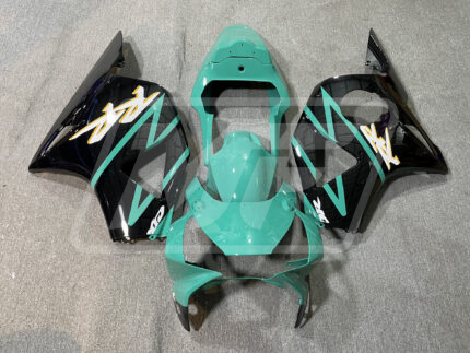 (IN STOCK) Honda CBR954RR 2002-2003 Gloss Teal & Black ABS Fairings | Monster Fairings