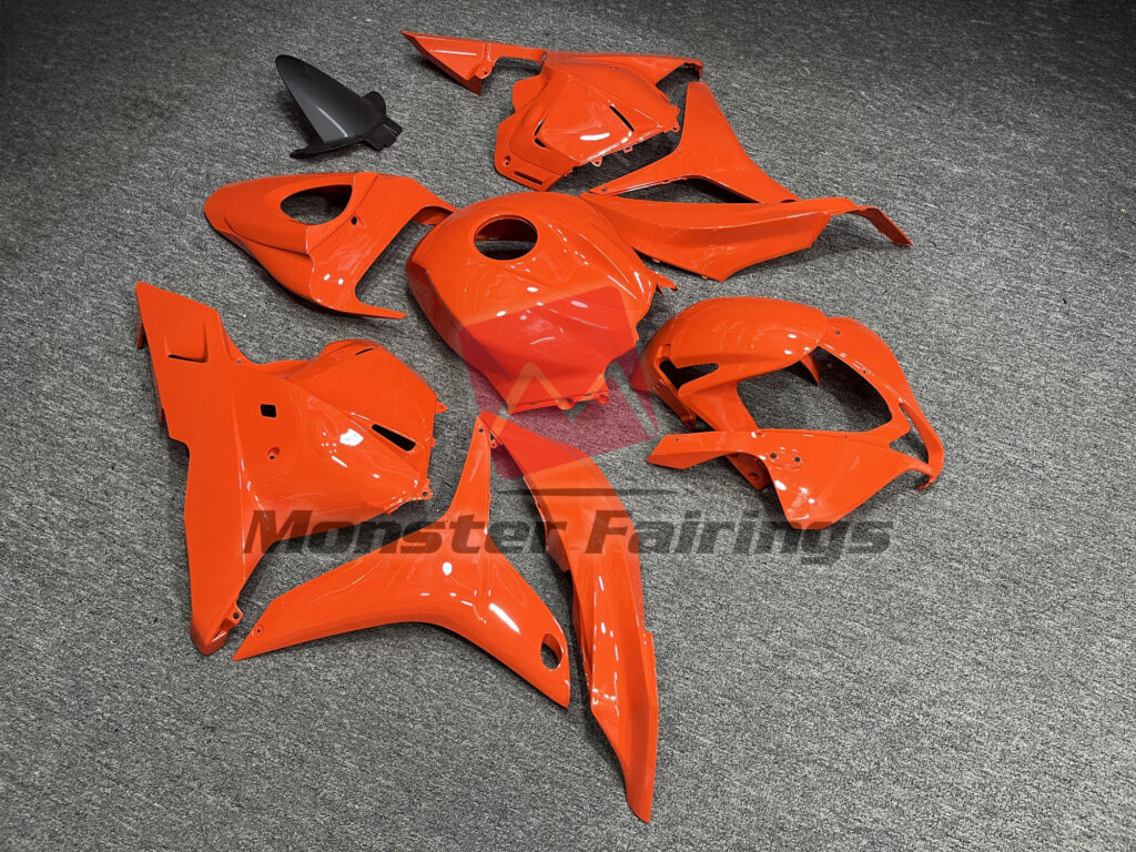 Honda CBR600RR custom ABS fairings 2009 - 2012 in Gloss Orange - durable replacement kit, Monster Fairings
