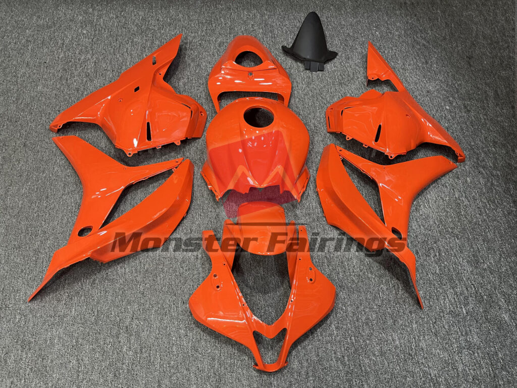Honda CBR600RR 2009 - 2012 Gloss Orange ABS fairings - custom motorcycle bodywork kit by Monster Fairings