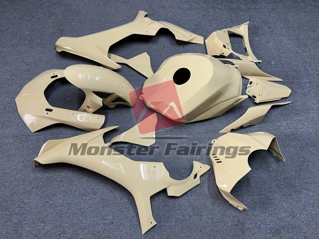 2015 - 2019 Yamaha R1 Gloss Desert Tan fairing set - ABS injection, custom painted by Monster Fairings