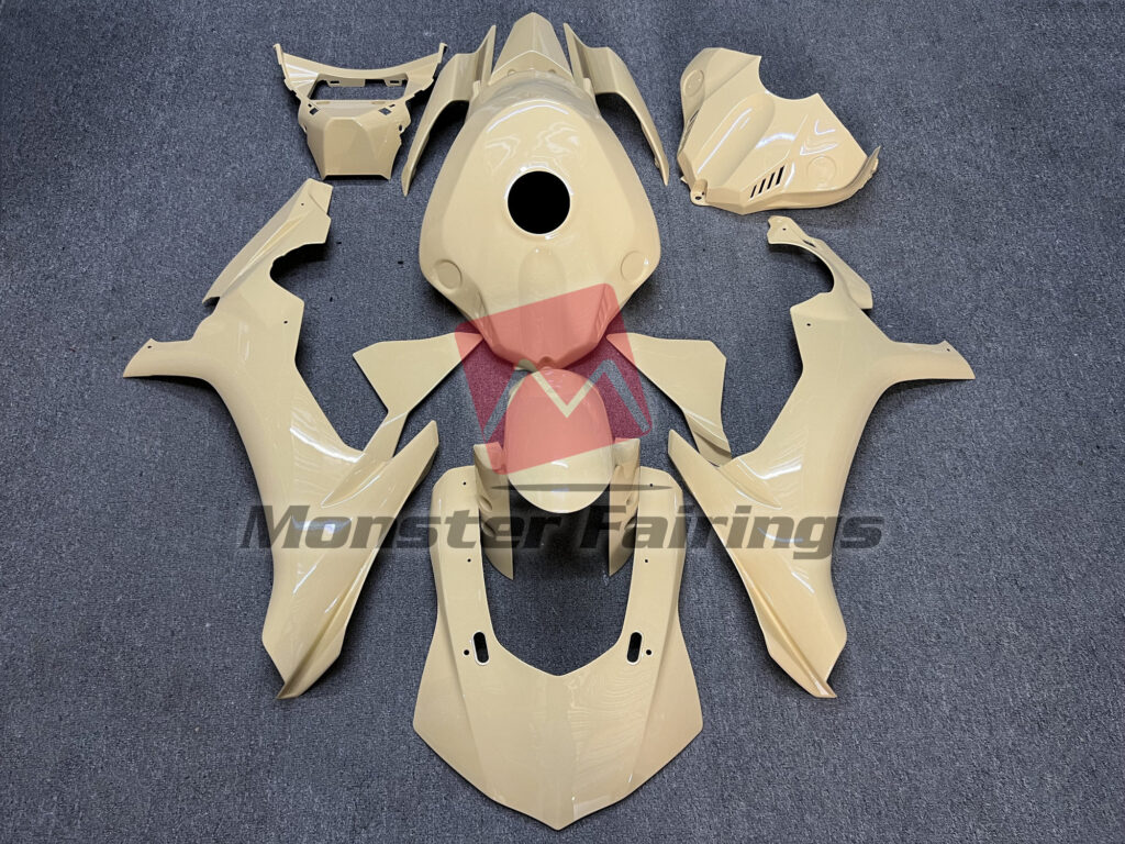 Yamaha R1 2015 - 2019 Gloss Desert Tan ABS fairings - custom motorcycle bodywork kit by Monster Fairings