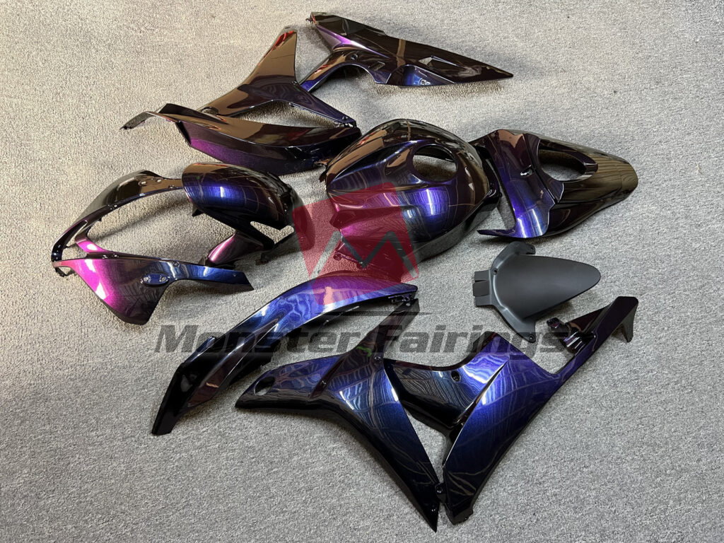 Monster Fairings ABS fairing kit for Honda CBR600RR 2007 - 2008 - Gloss Purple & Blue Chameleon, precise OEM fit