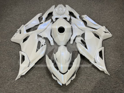 Kawasaki Ninja 400 2018-2024 Gloss Pearl White ABS Fairings | Monster Fairings