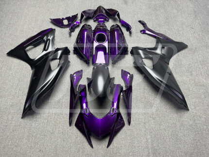 Yamaha R7 2021-2025 Gloss Deep Purple & Matte Black ABS Fairings | Monster Fairings
