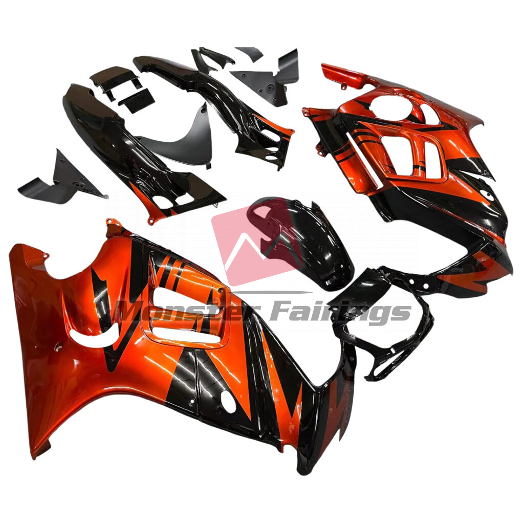 Gloss Orange & Black ABS fairings for Honda CBR600 F3 1995 - 1996 - premium OEM fit kit by Monster Fairings