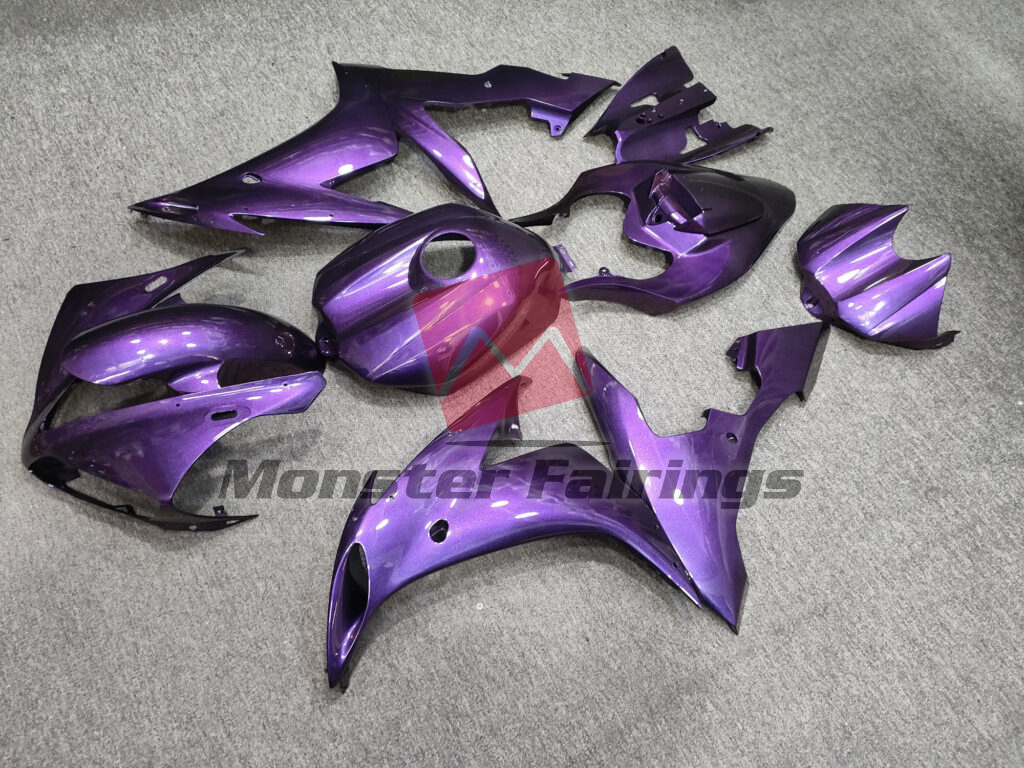 Gloss Purple Gold Pearl Flakes ABS fairings for Yamaha R1 2004 - 2006 - premium OEM fit kit by Monster Fairings