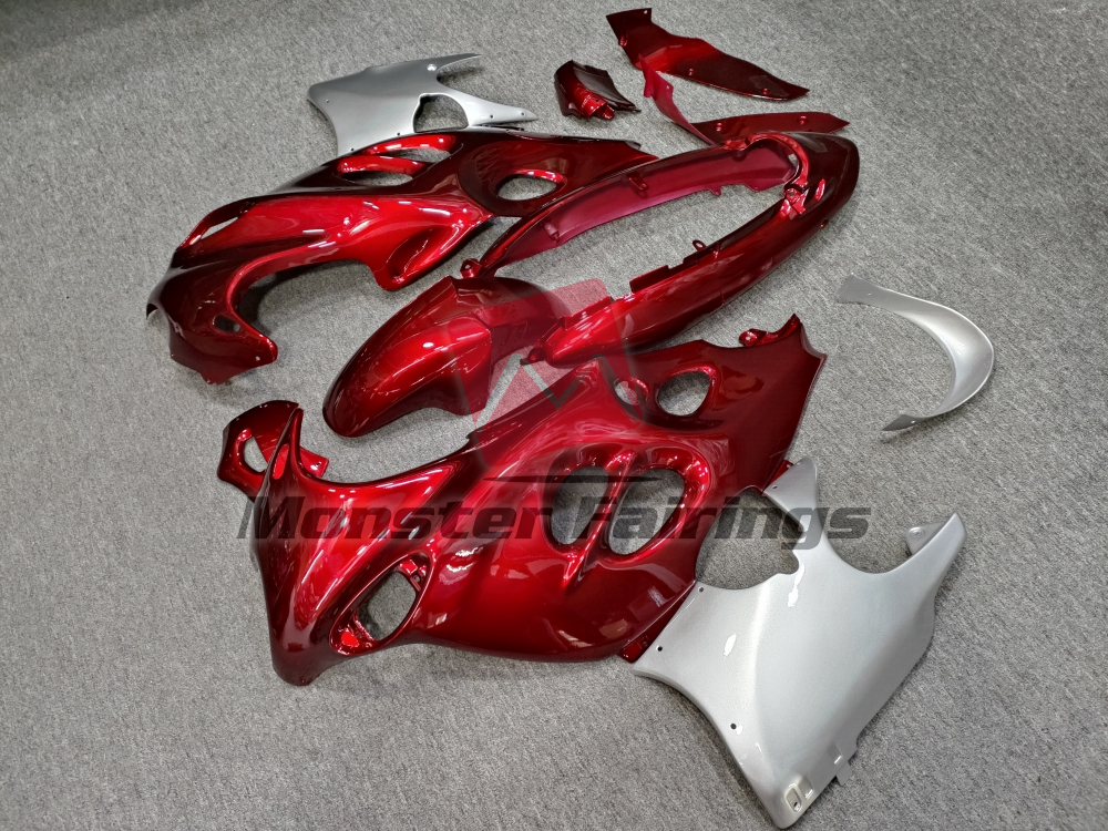 Gloss Red & Silver ABS fairings for Suzuki GSX600F/GSX750F Katana 2003 - 2007 - premium OEM fit kit by Monster Fairings