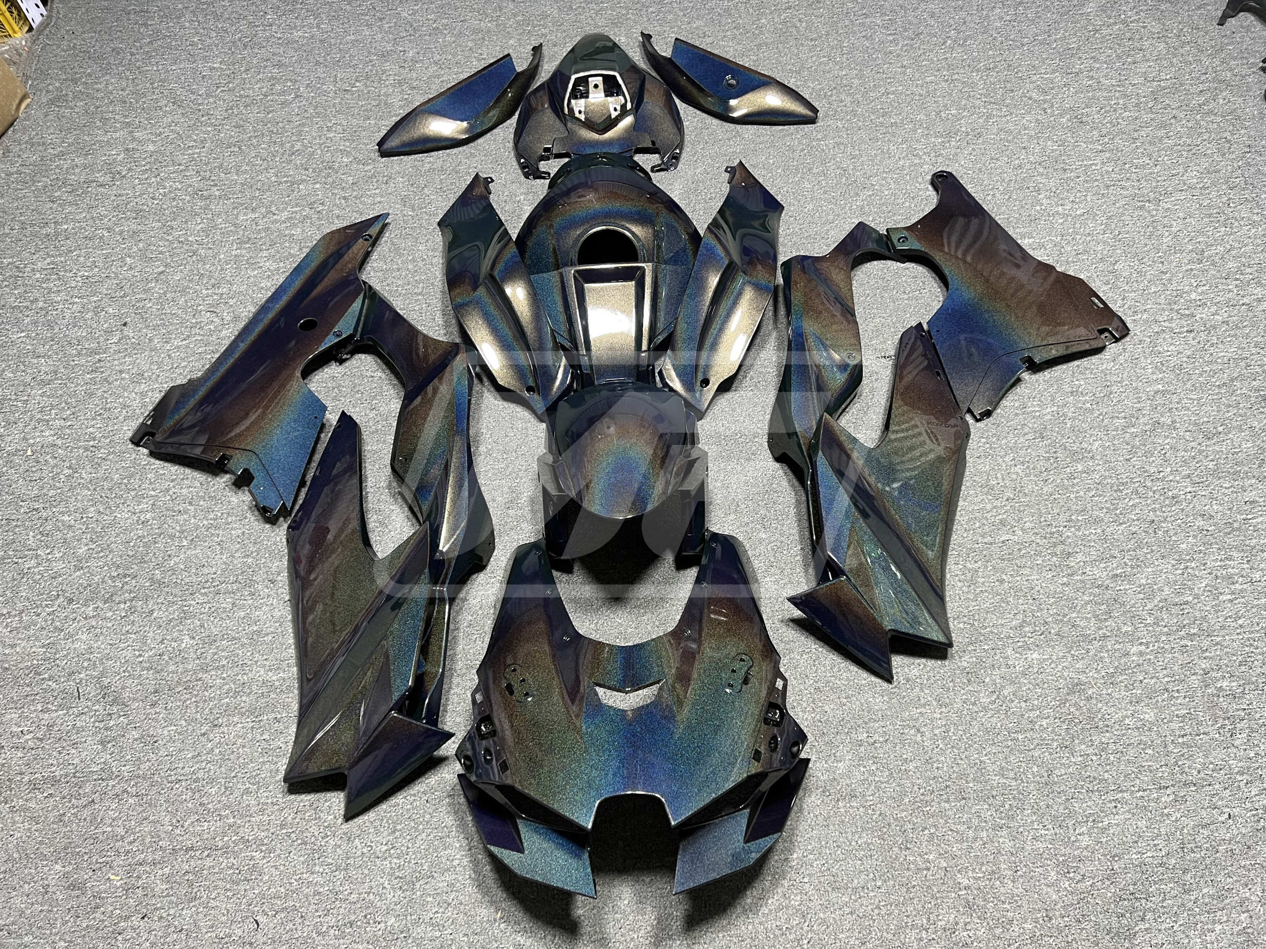 Kawasaki ZX10R 2021-2025 Gloss Metallic Nebula ABS Fairings