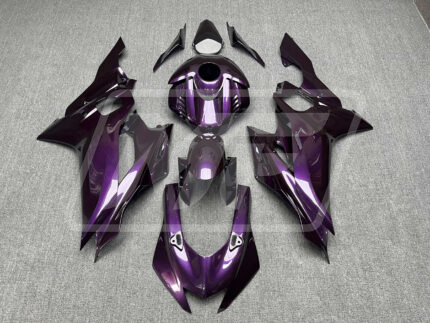 Yamaha R6 2017-2022 Gloss Dark Purple ABS Fairings | Monster Fairings