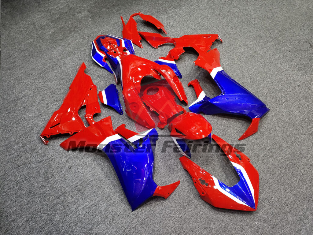 Gloss Red & Blue White ABS fairings for Honda CBR1000RR 2017 - 2025 - premium OEM fit kit by Monster Fairings