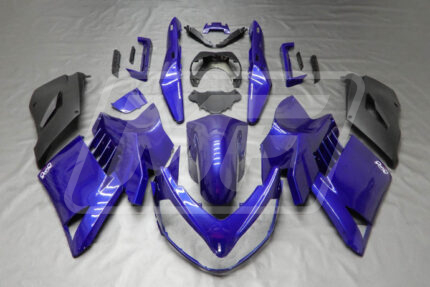 Kawasaki GTR1400 ZG1400 2008-2011 Gloss Blue & Matte Black ABS Fairings | Monster Fairings