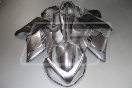 Kawasaki GTR1400 ZG1400 2008-2011 Gloss Silver & Matte Black ABS Fairings | Monster Fairings