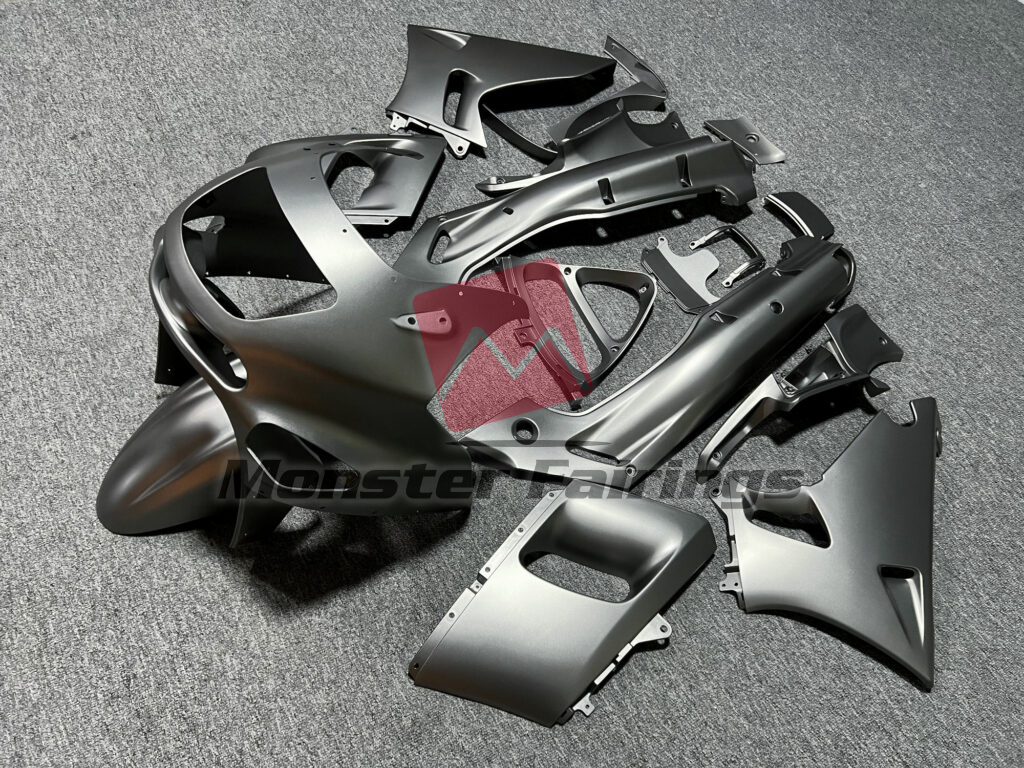 Gloss Silver ABS fairings for Kawasaki ZZR400/600 1993 - 2007 - premium OEM fit kit by Monster Fairings
