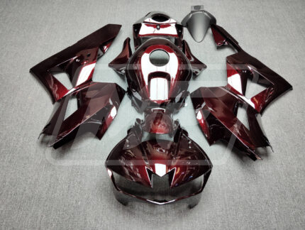 Honda CBR600RR 2013-2025 Gloss Maroon Red Carbon Fiber Style ABS Fairings | Monster Fairings