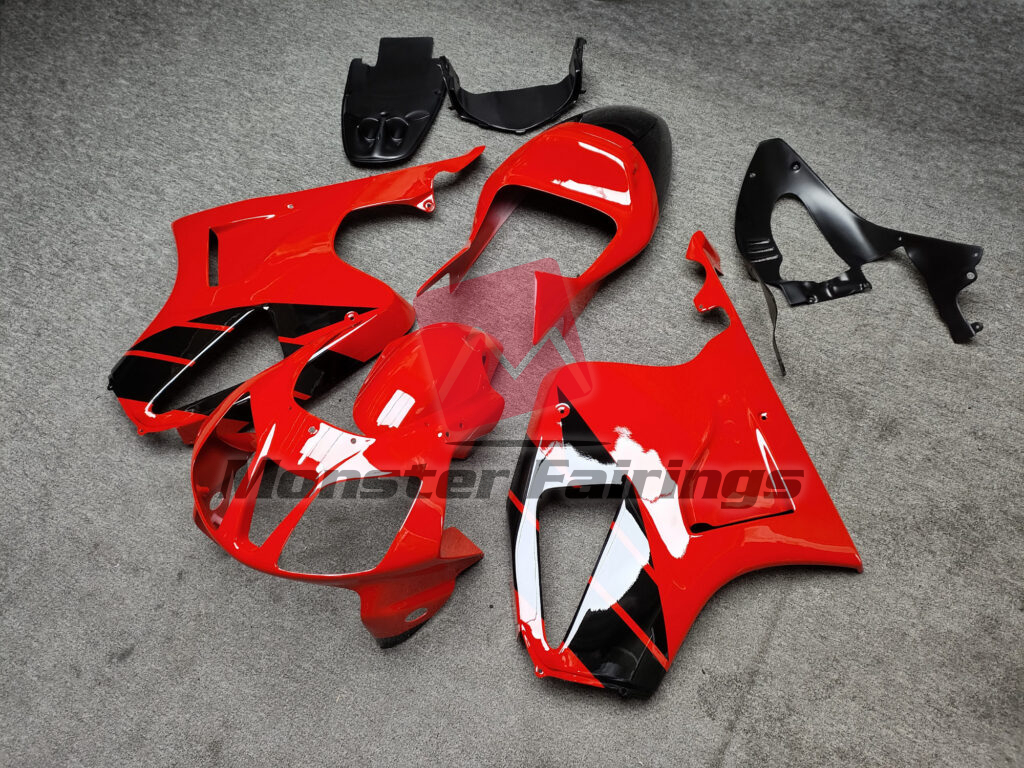 Gloss Red & Black ABS fairings for Honda RC51 2000 - 2006 - premium OEM fit kit by Monster Fairings