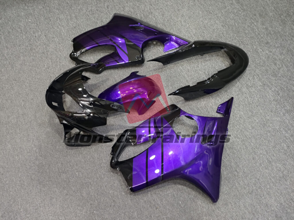 Gloss Purple & Black ABS fairings for Honda CBR600 F4 1999 - 2000 - premium OEM fit kit by Monster Fairings