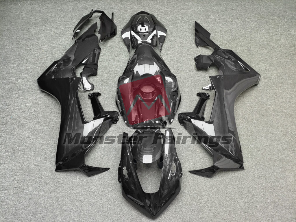Honda CBR1000RR 2017 - 2025 Gloss Carbon Fiber Style ABS fairings - custom motorcycle bodywork kit by Monster Fairings