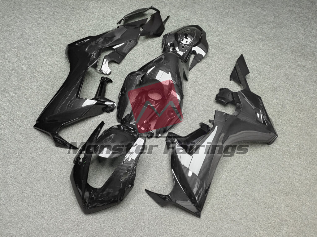 2017 - 2025 Honda CBR1000RR Gloss Carbon Fiber Style fairing set - ABS injection, custom painted by Monster Fairings
