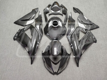 Kawasaki ZX6R 2013-2018 Gloss Carbon Fiber Style ABS Fairings | Monster Fairings