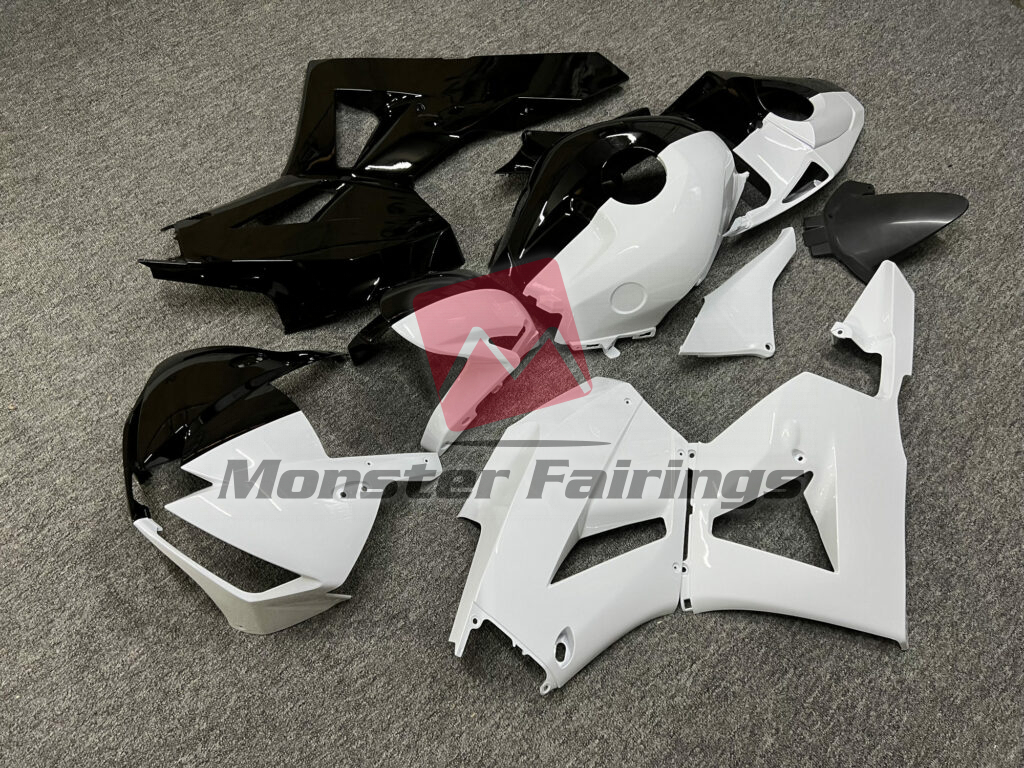 Gloss Black & White Split ABS fairings for Honda CBR600RR 2013 - 2025 - premium OEM fit kit by Monster Fairings