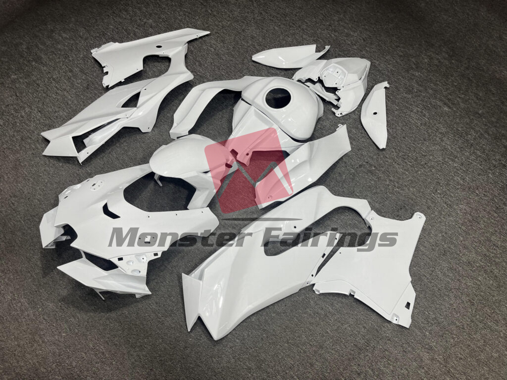 Gloss White ABS fairings for Kawasaki ZX10R 2021 - 2025 - premium OEM fit kit by Monster Fairings