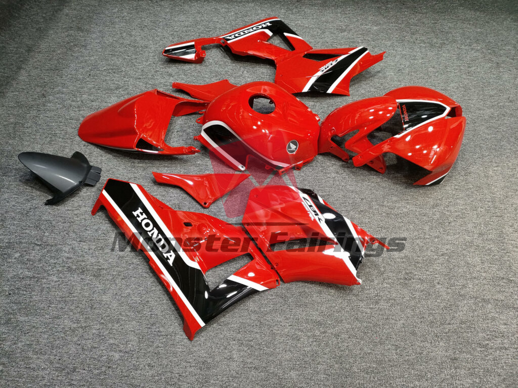 Gloss Red & Black Race ABS fairings for Honda CBR600RR 2013 - 2025 - premium OEM fit kit by Monster Fairings