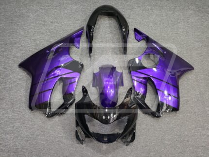 Honda CBR600 F4 1999-2000 Gloss Purple & Black ABS Fairings | Monster Fairings