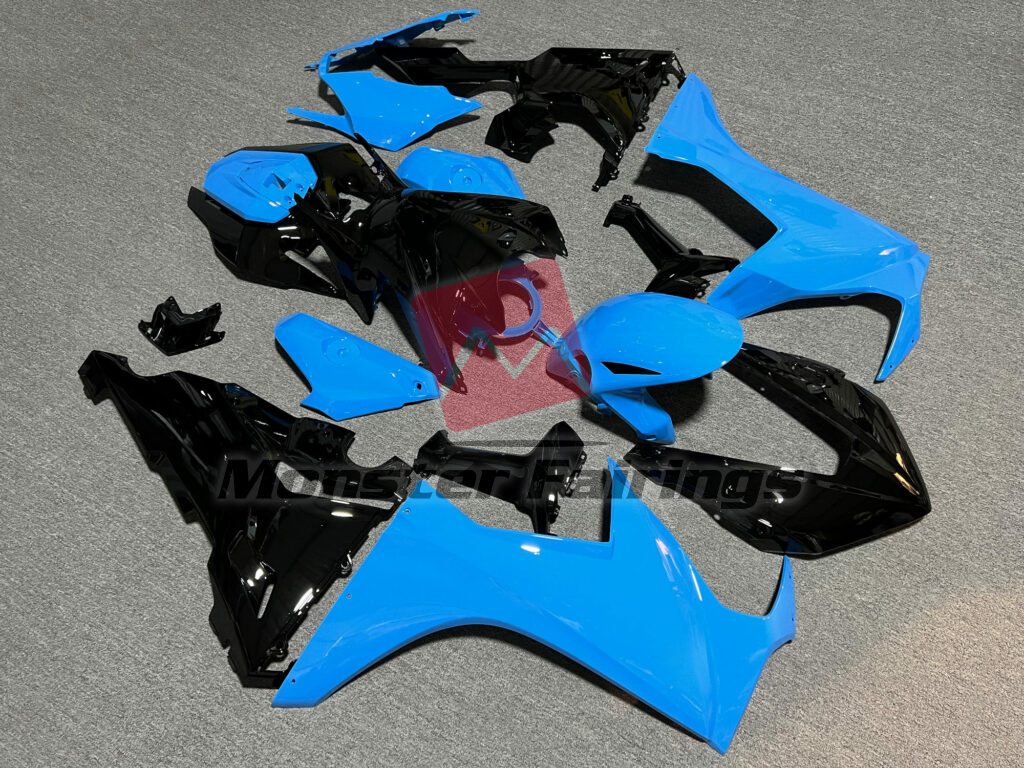 Gloss Light Blue & Black ABS fairings for Honda CBR1000RR 2017 - 2025 - premium OEM fit kit by Monster Fairings