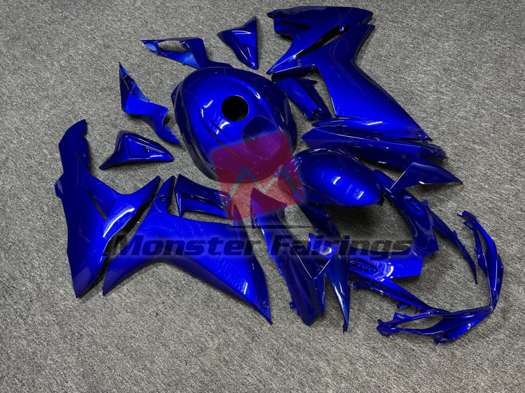 Gloss Deep Blue ABS fairings for Suzuki GSXR 600 - 750 2011 - 2025 - premium OEM fit kit by Monster Fairings