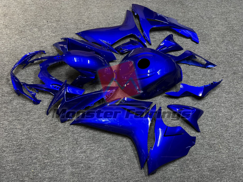 2011 - 2025 Suzuki GSXR 600 - 750 Gloss Deep Blue fairing set - ABS injection, custom painted by Monster Fairings