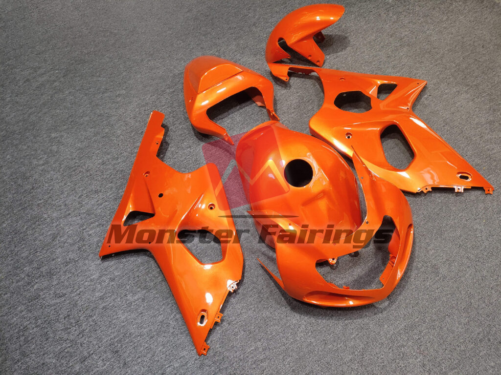 Gloss Sunshine Orange ABS fairings for Suzuki GSXR 1000 2000 - 2002 - premium OEM fit kit by Monster Fairings