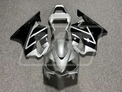 Honda CBR600F4i 2004-2007 Gloss Silver & Black ABS Fairings | Monster Fairings