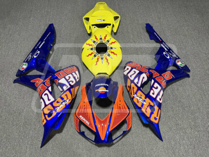 (IN STOCK) Honda CBR1000RR 2006-2007 Gloss Blue Rossi ABS Fairings | Monster Fairings