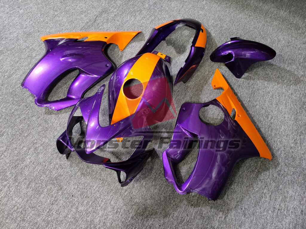 Gloss Purple & Orange ABS fairings for Honda CBR600F4i 2004 - 2007 - premium OEM fit kit by Monster Fairings
