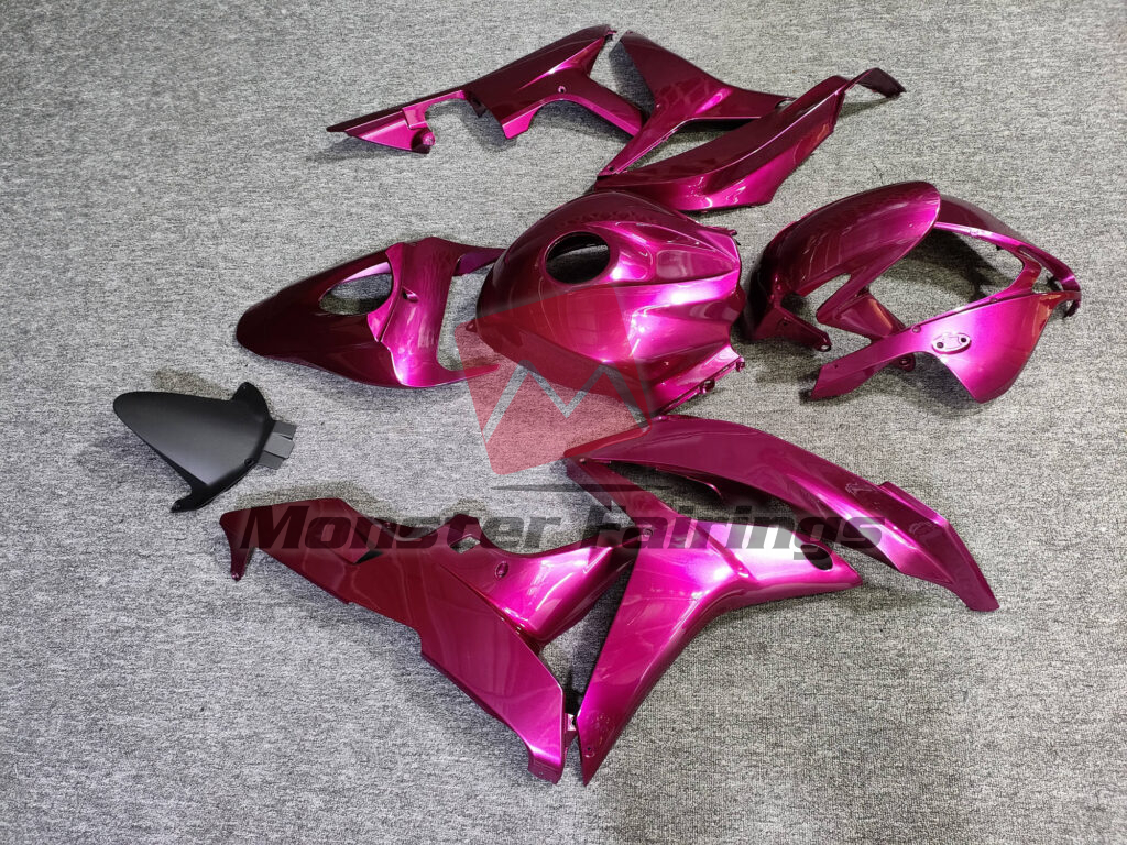 2007 - 2008 Honda CBR600RR Gloss Hot Pink fairing set - ABS injection, custom painted by Monster Fairings