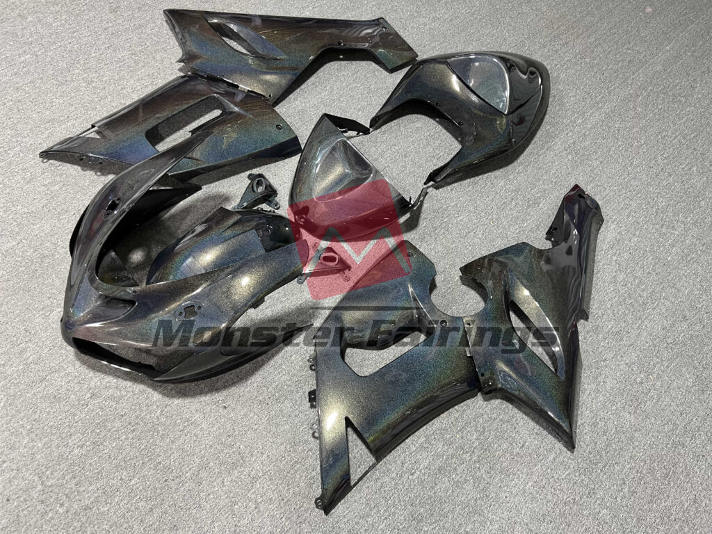 Gloss Metallic Nebula ABS fairings for Kawasaki ZX6R 2005 - 2006 - premium OEM fit kit by Monster Fairings