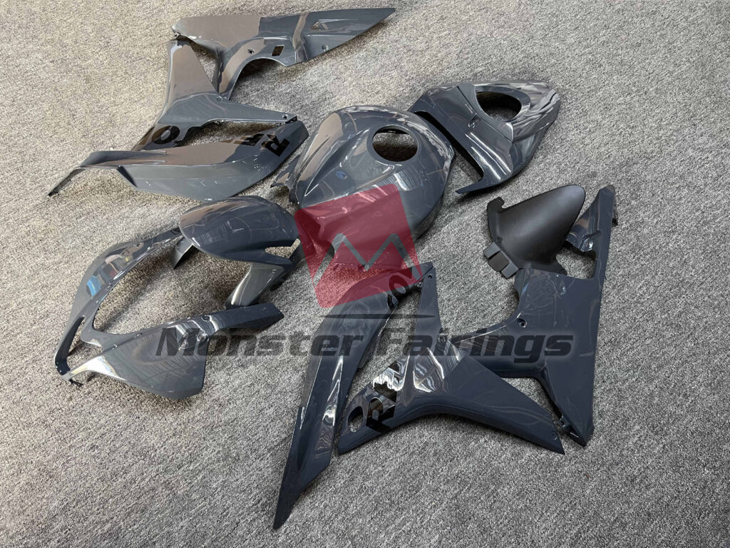 Gloss Nardo Gray Repsol ABS fairings for Honda CBR600RR 2007 - 2008 - premium OEM fit kit by Monster Fairings