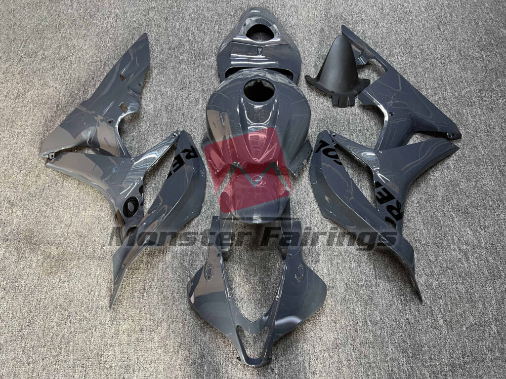 Honda CBR600RR 2007 - 2008 Gloss Nardo Gray Repsol ABS fairings - custom motorcycle bodywork kit by Monster Fairings
