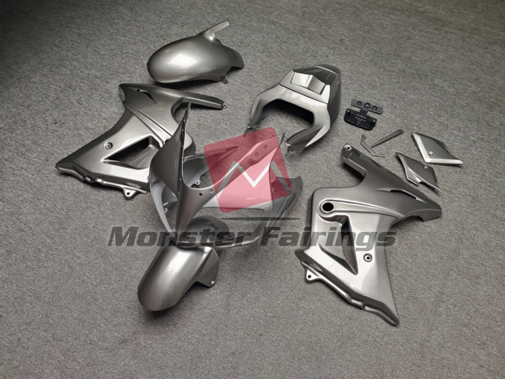 Suzuki SV650 custom ABS fairings 2003 - 2011 in Gloss Silver - durable replacement kit, Monster Fairings