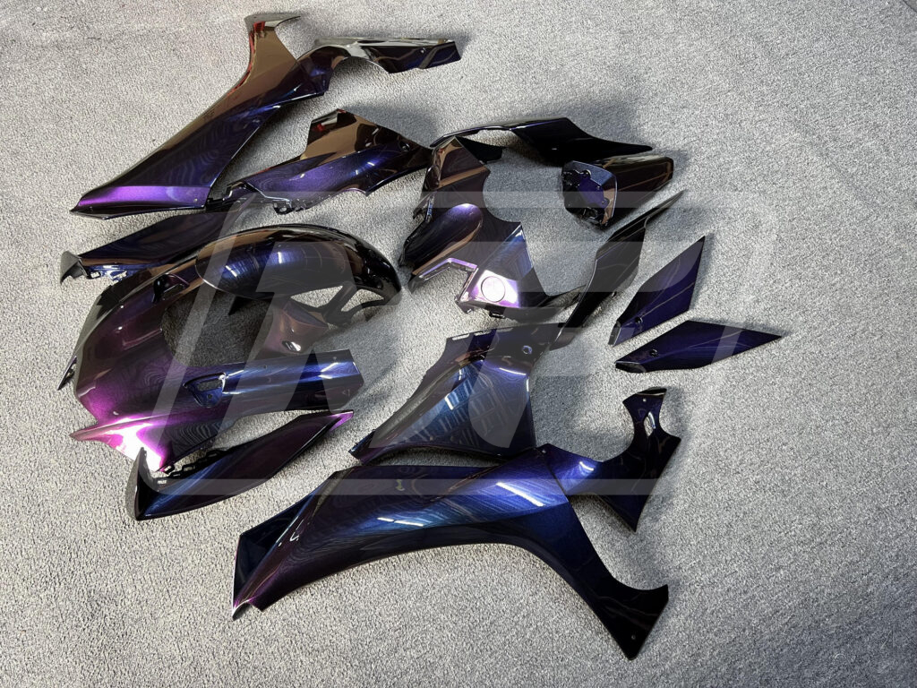 Gloss Purple Iridescent ABS fairings for Yamaha R1 2020 - 2025 - premium OEM fit kit by Monster Fairings