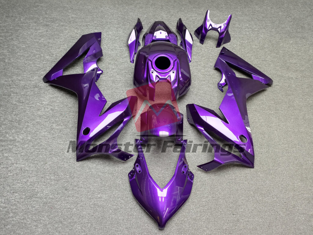 Honda CBR650R 2021 - 2023 Gloss Purple ABS fairings - custom motorcycle bodywork kit by Monster Fairings