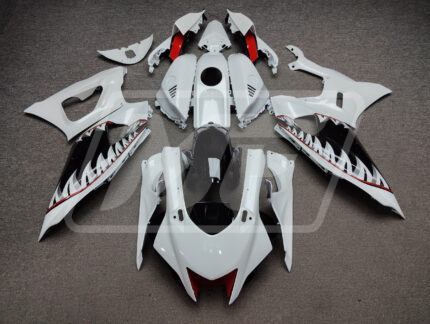 Yamaha R7 2021-2025 Pearl White Shark ABS Fairings | Monster Fairings
