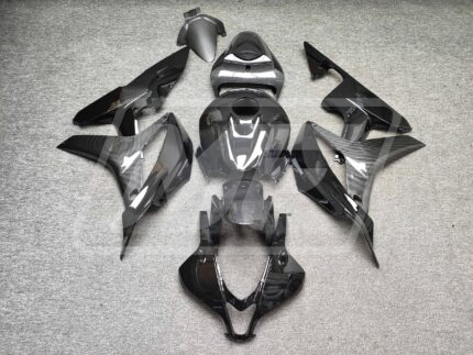 Honda CBR600RR 2007-2008 Gloss Carbon Fiber Style With Black ABS Fairings | Monster Fairings