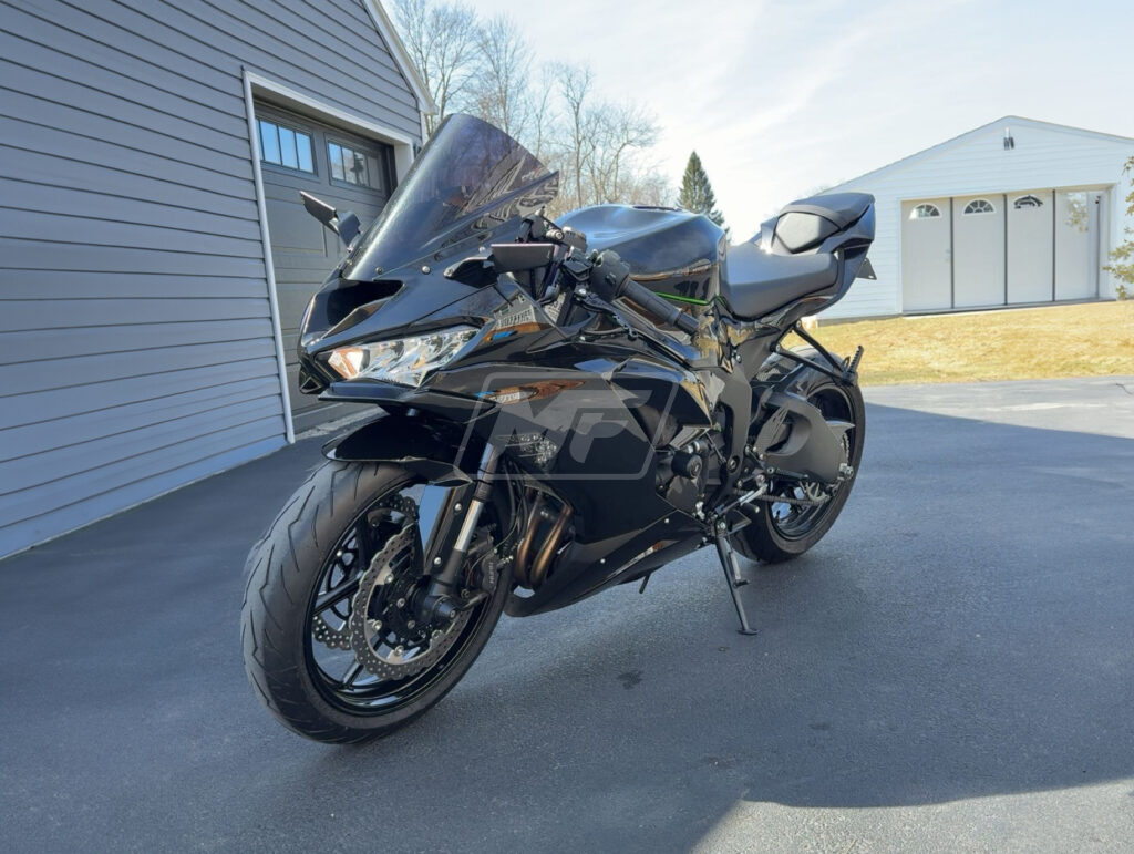 Gloss Black ABS fairings for Kawasaki ZX6R 2019 - 2023 - premium OEM fit kit by Monster Fairings